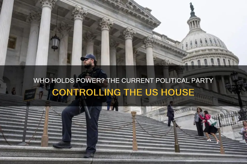 which political party controls the us house of representatives