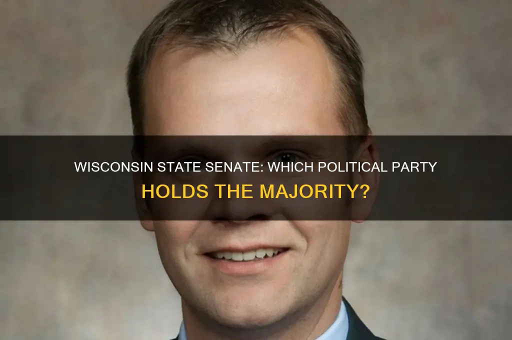 which political party controls the wisconsin state senate