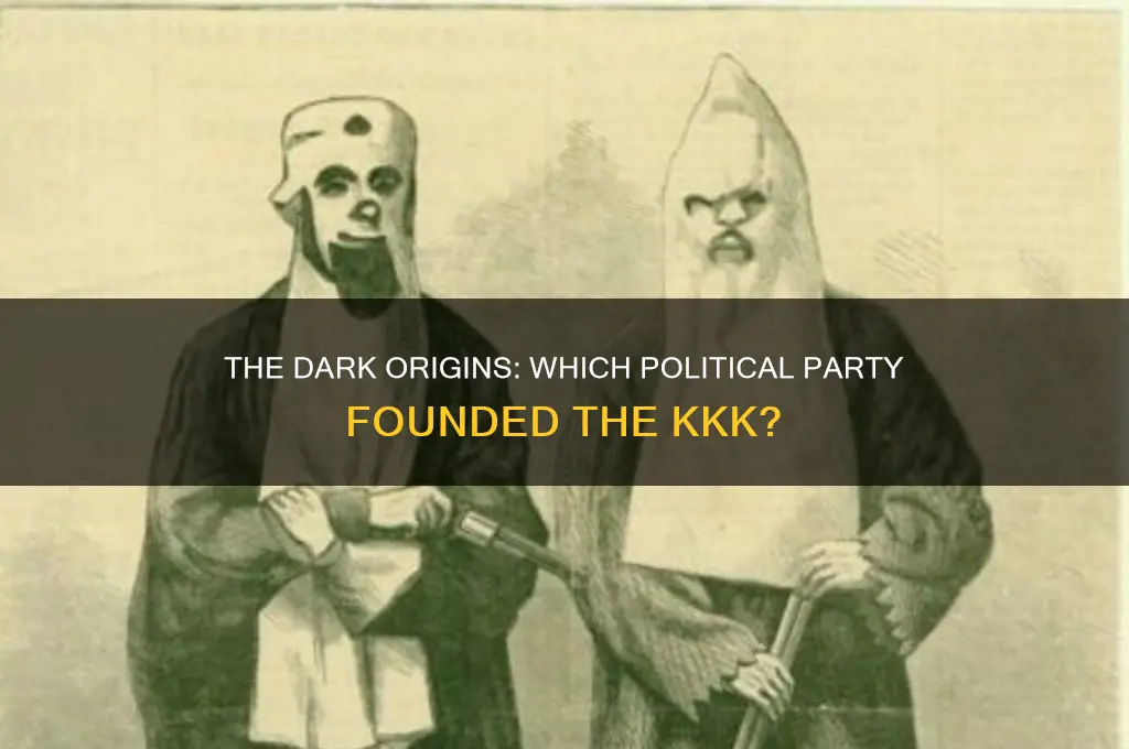 which political party created kkk