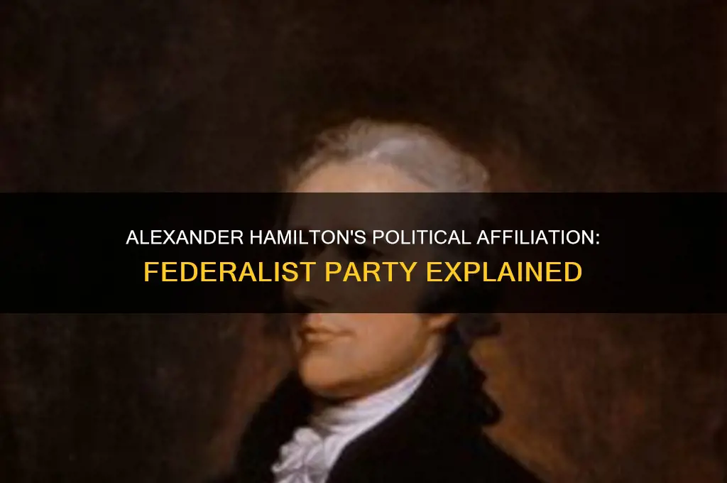 which political party did alexander hamilton belong to