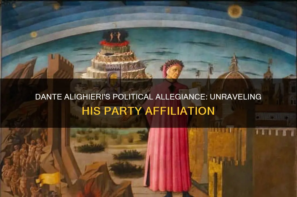 which political party did dante alighieri belong