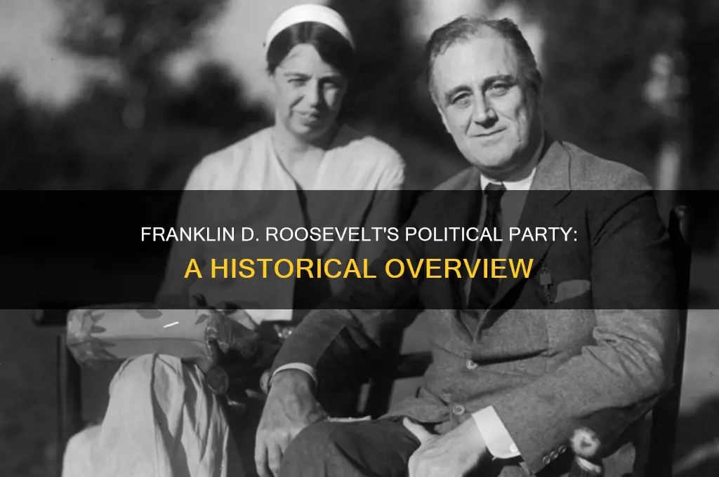 which political party did franklin d roosevelt