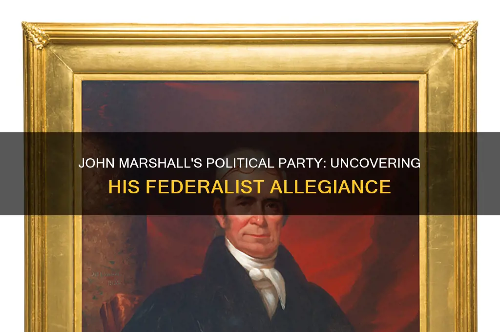 which political party did john marshall belong to