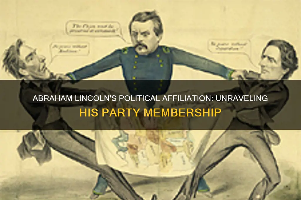 which political party did lincoln belong to