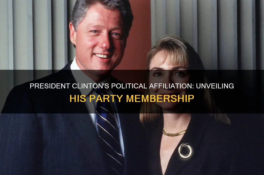 which political party did president clinton belong to