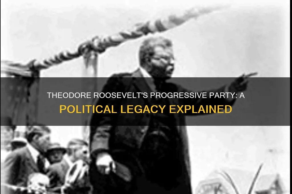 which political party did theodore roosevelt create