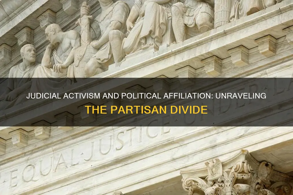 which political party do judicial activists typically identify with