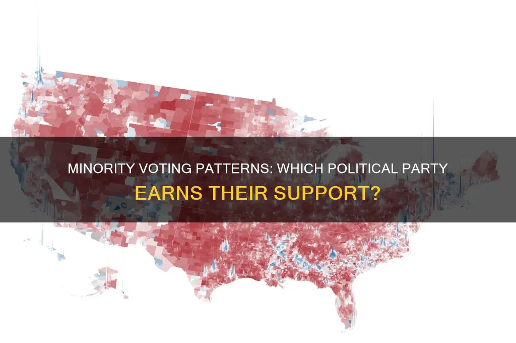 which political party do minorities choose