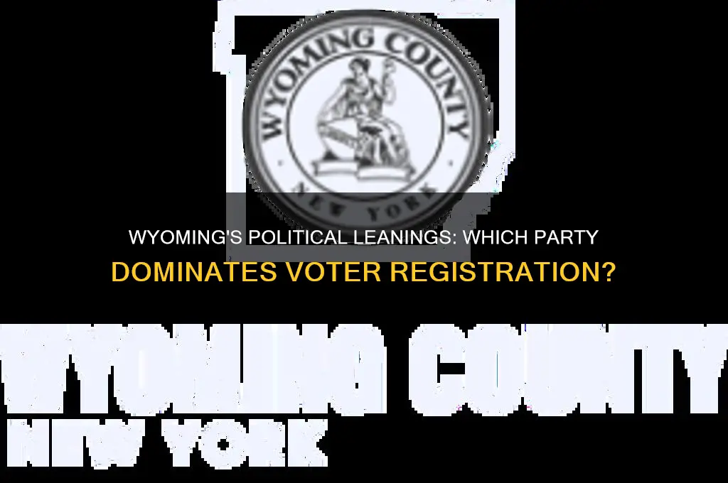 which political party do most wyomingites register with
