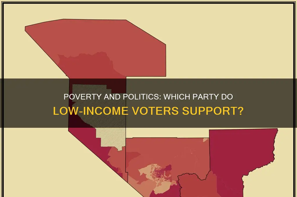 which political party do poor people affiliate with