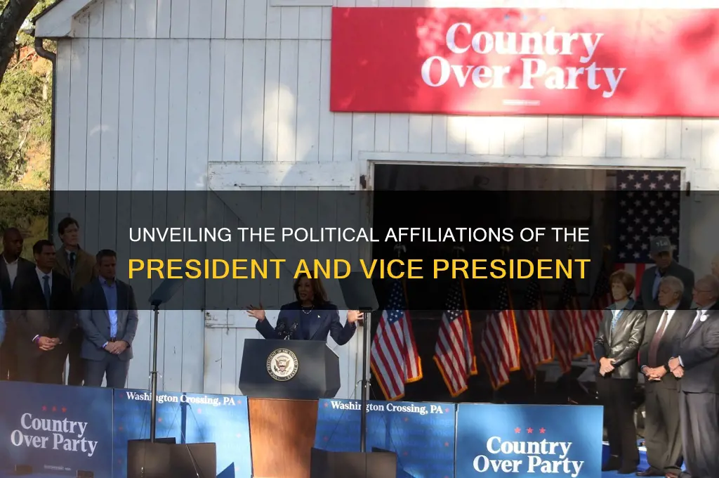 which political party do the president and vice president belong