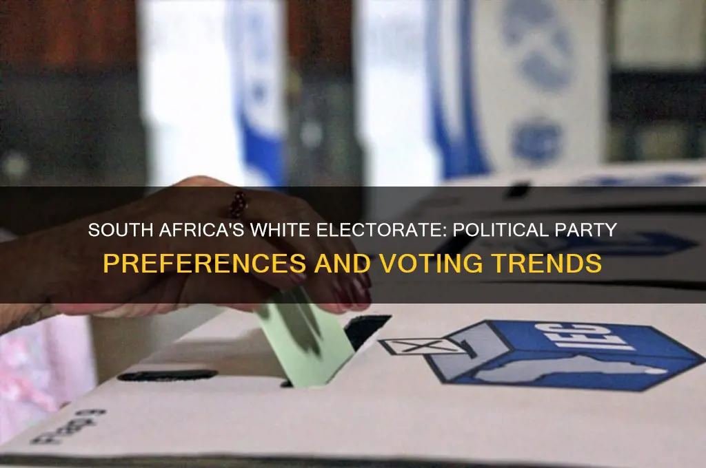 which political party do whites in south africa vote for