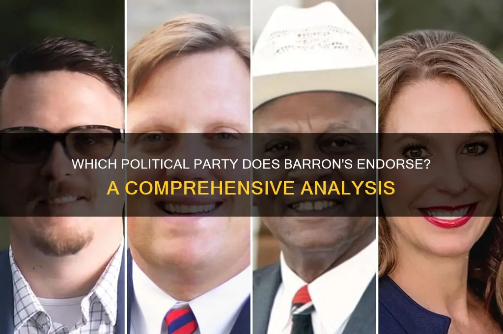which political party does barrons