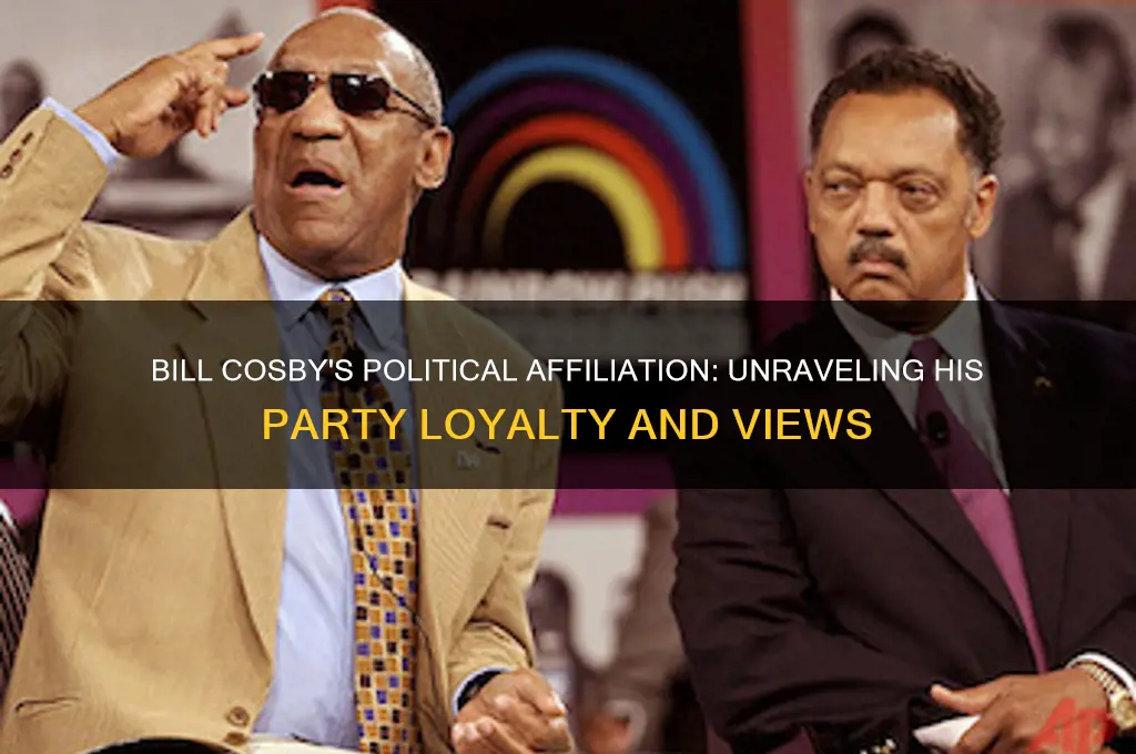which political party does bill cosby belong to