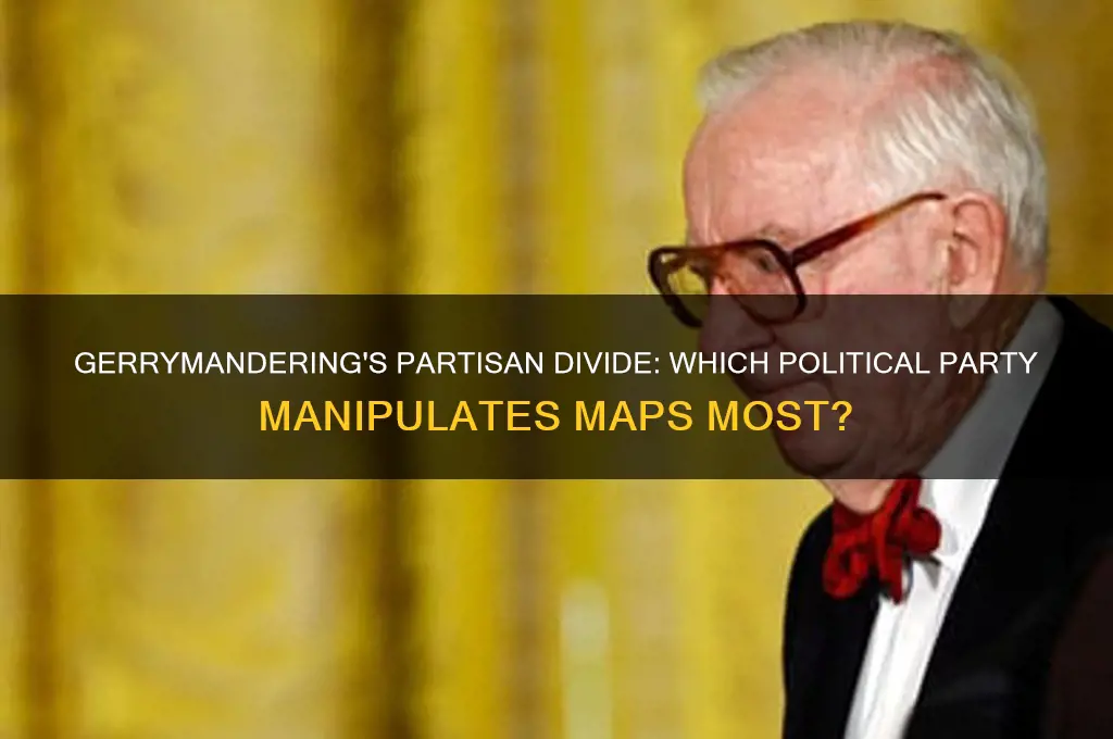 which political party does gerrymandering the most