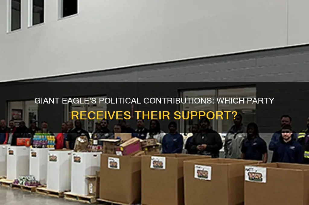 which political party does giant eagle give to