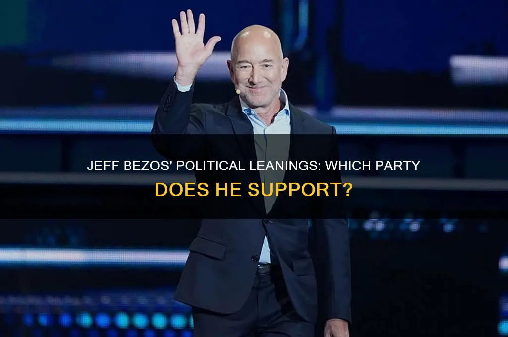 which political party does jeff bezos support