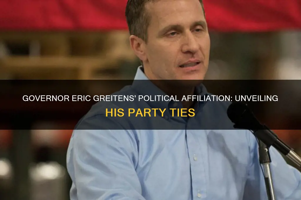 which political party does mo governor greitens belong to