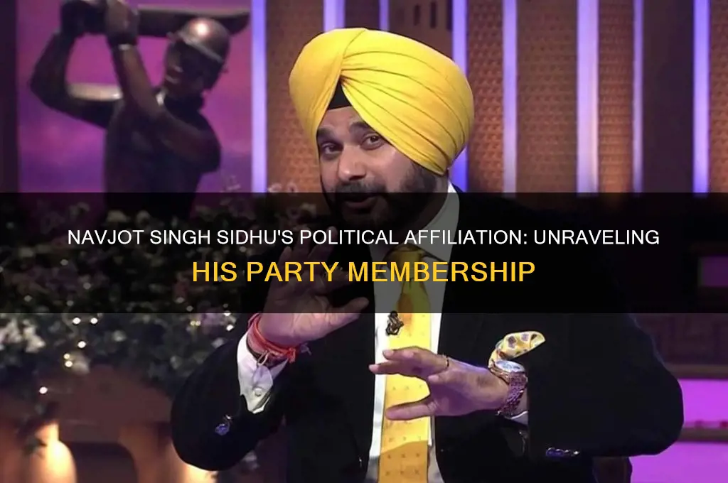 which political party does navjot singh sidhu belong to