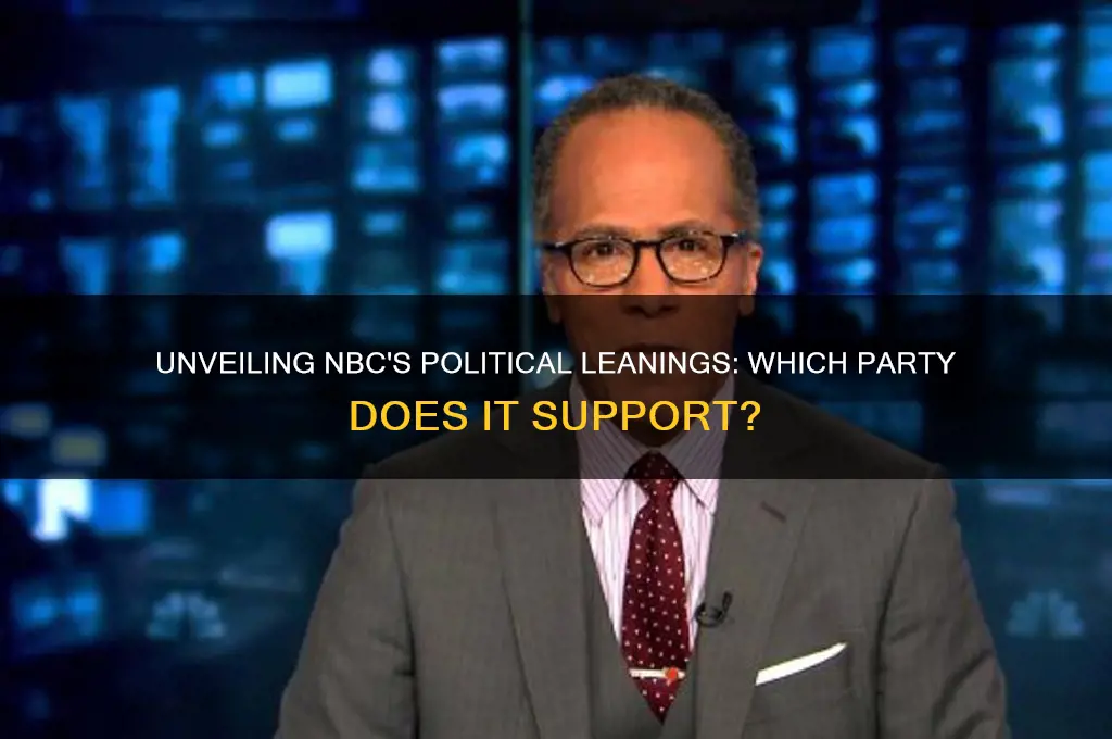 which political party does nbc support