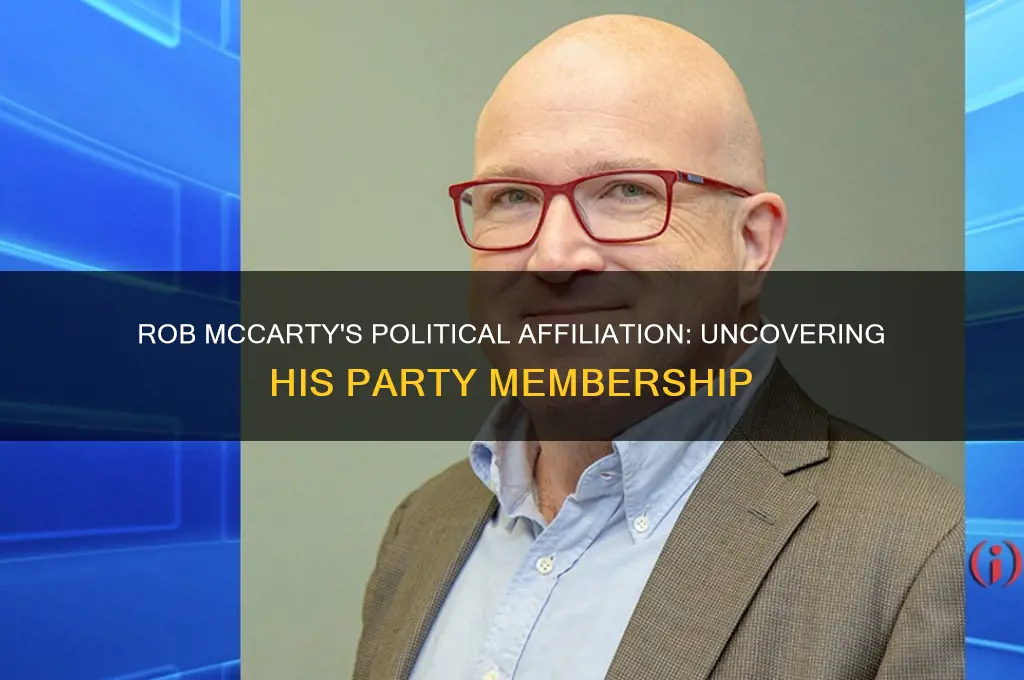 which political party does rob mccarty belong to
