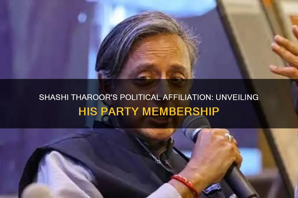 which political party does shashi tharoor belongs to