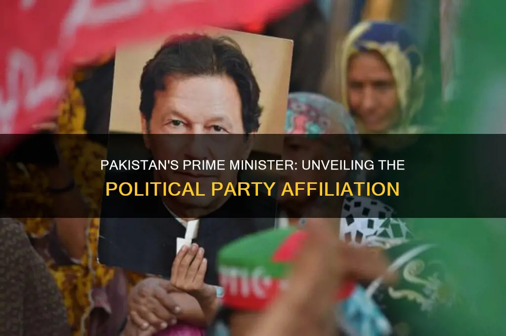 which political party does the pakistani prime minister belong to