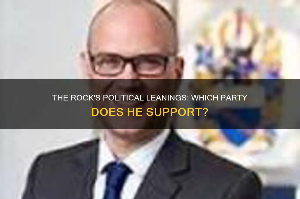 which political party does the rock support