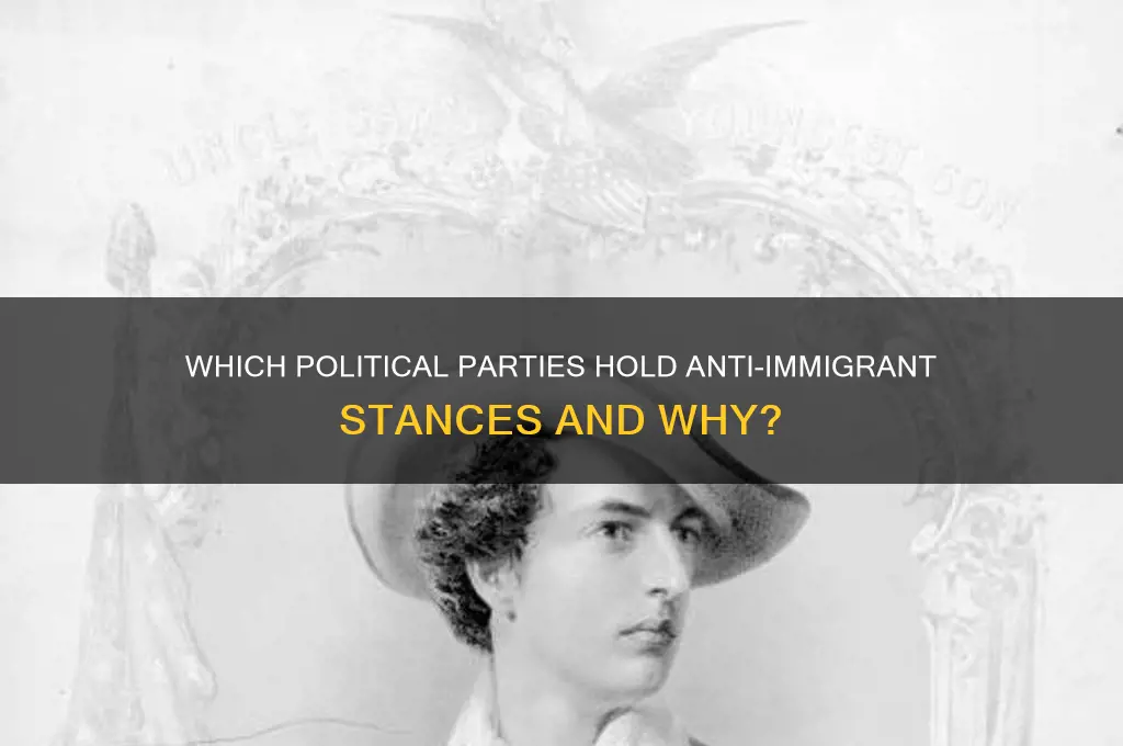 which political party doesnt like immigrants
