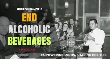 Which Political Party Advocates for Banning Alcoholic Beverages?