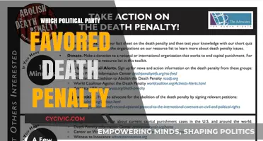 Death Penalty Support: Which Political Party Favors Capital Punishment?