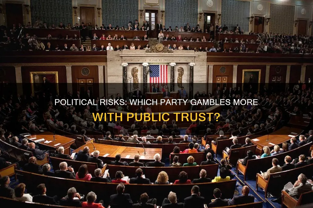which political party gamble more