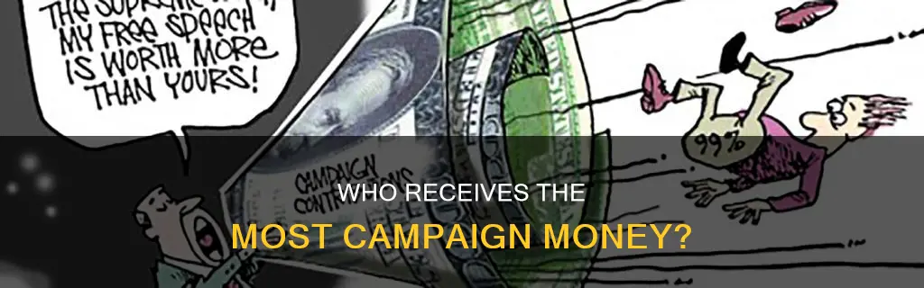 which political party gets the most campaign money