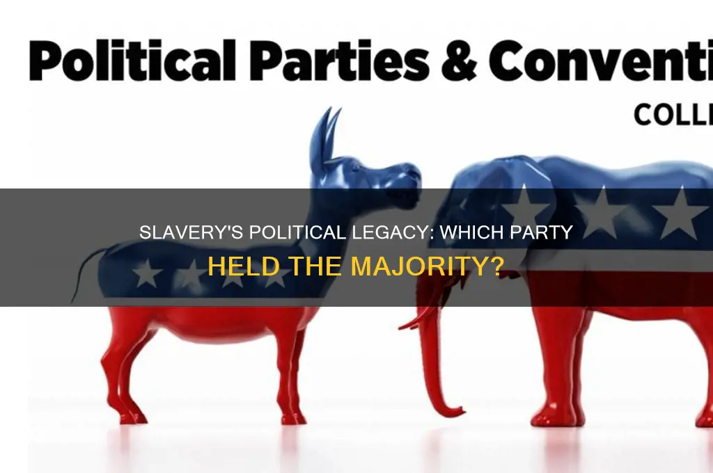 which political party had the majority of slavery