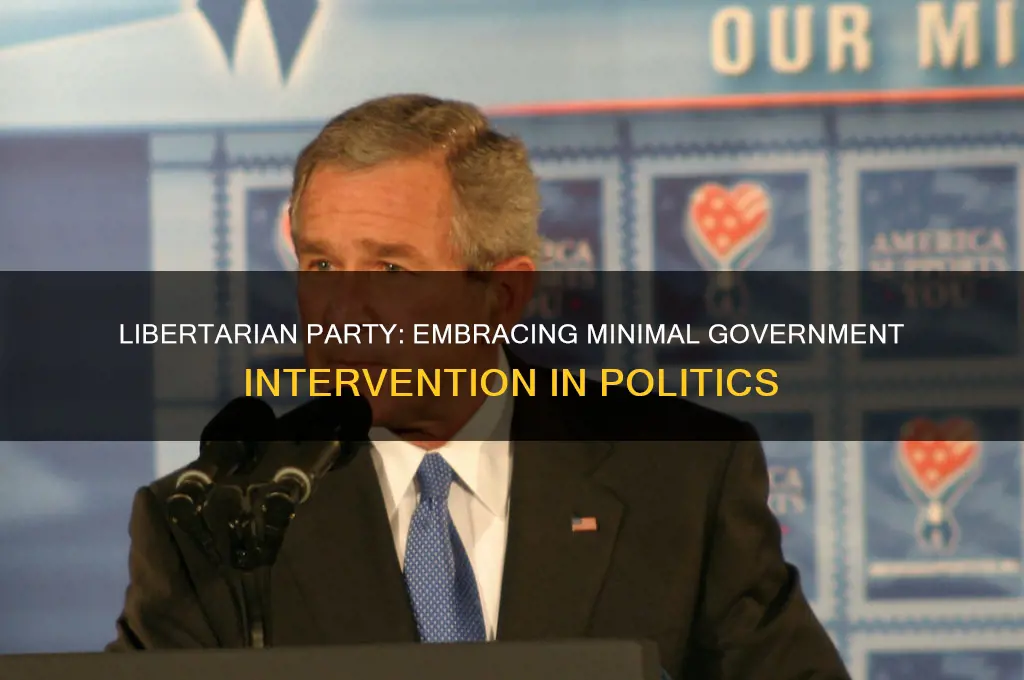 which political party has a hands off philosophy about government