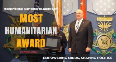 Humanitarian Honors: Which Political Party Tops the Award List?