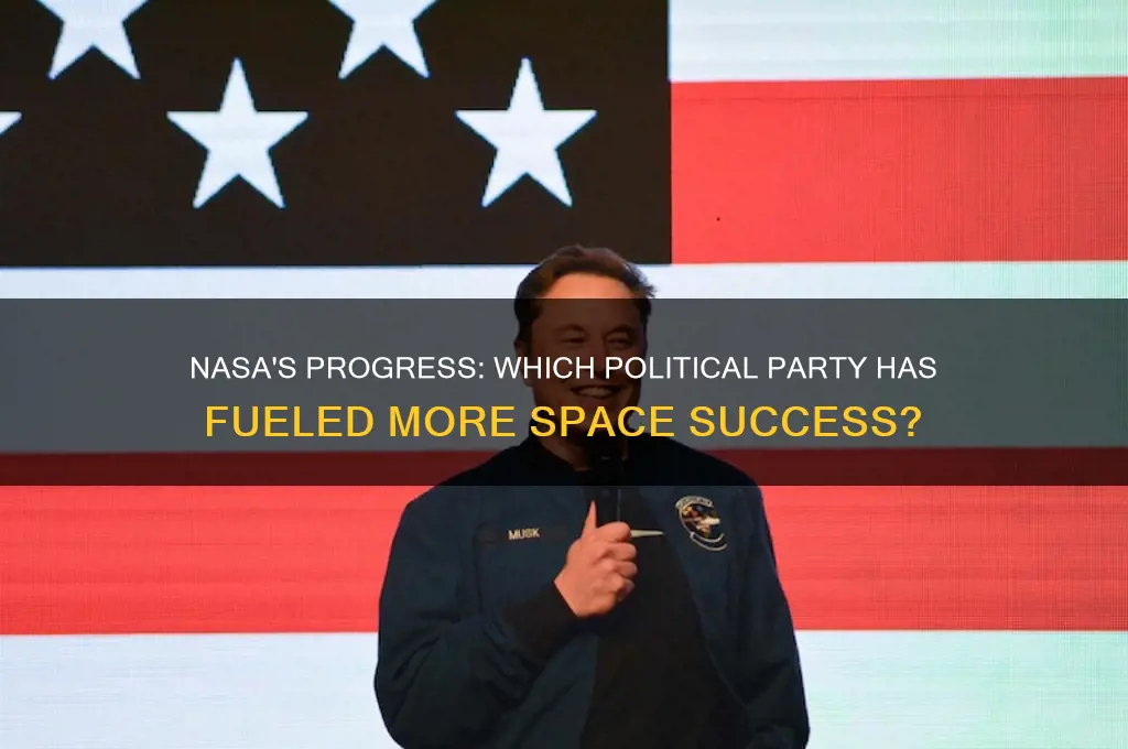 which political party has been better for nasa