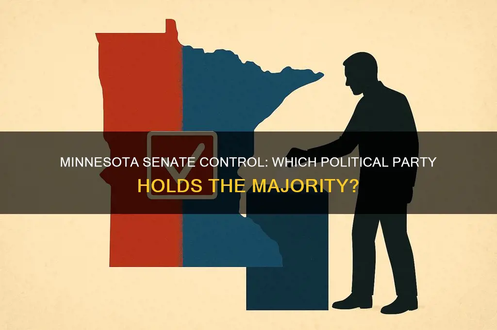which political party has control of the mn senate