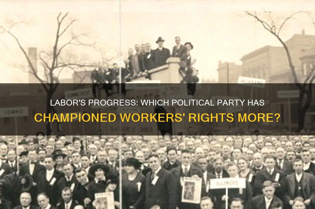 which political party has done more for labor