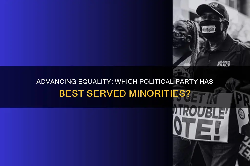 which political party has done more for minorities