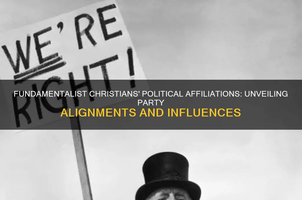 which political party has fundamentalist christians