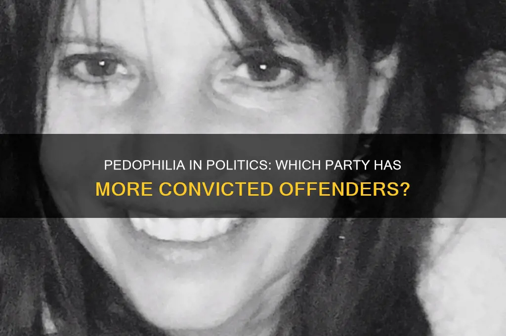 which political party has more pedophiles