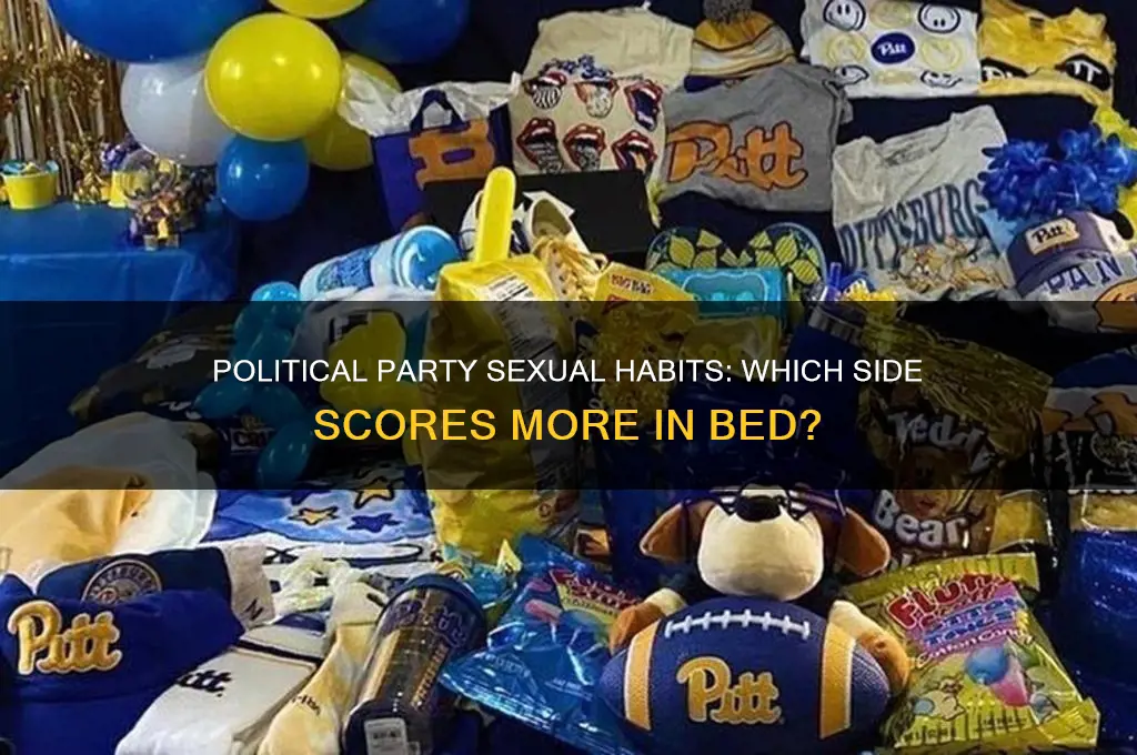 which political party has more sex