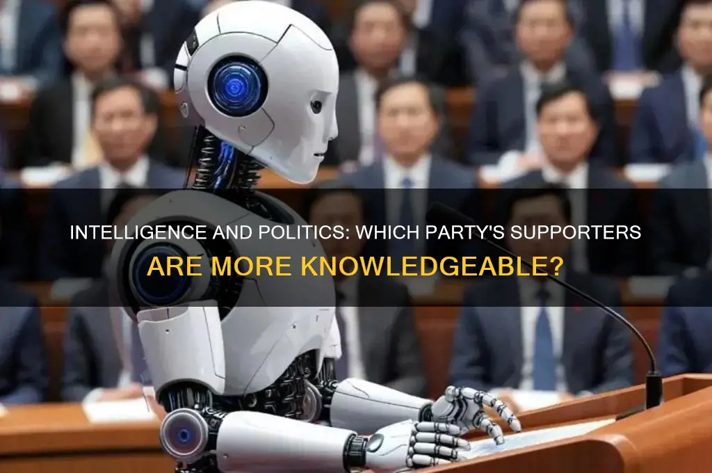 which political party has smarter followers