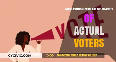 Which Political Party Dominates the Actual Voter Majority?