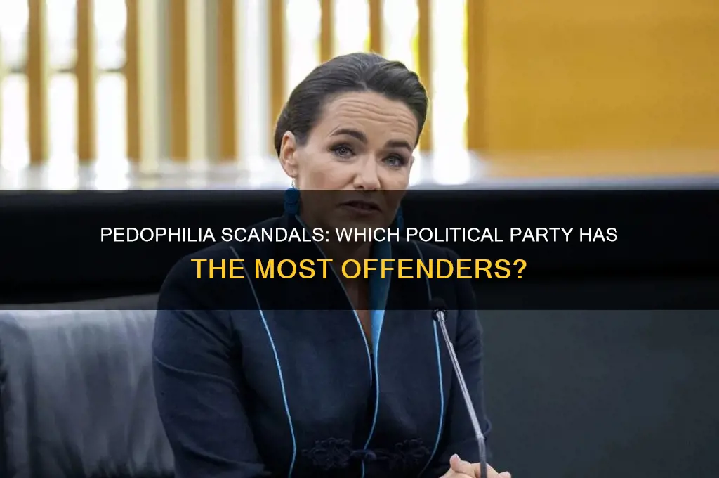 which political party has the most pediphies