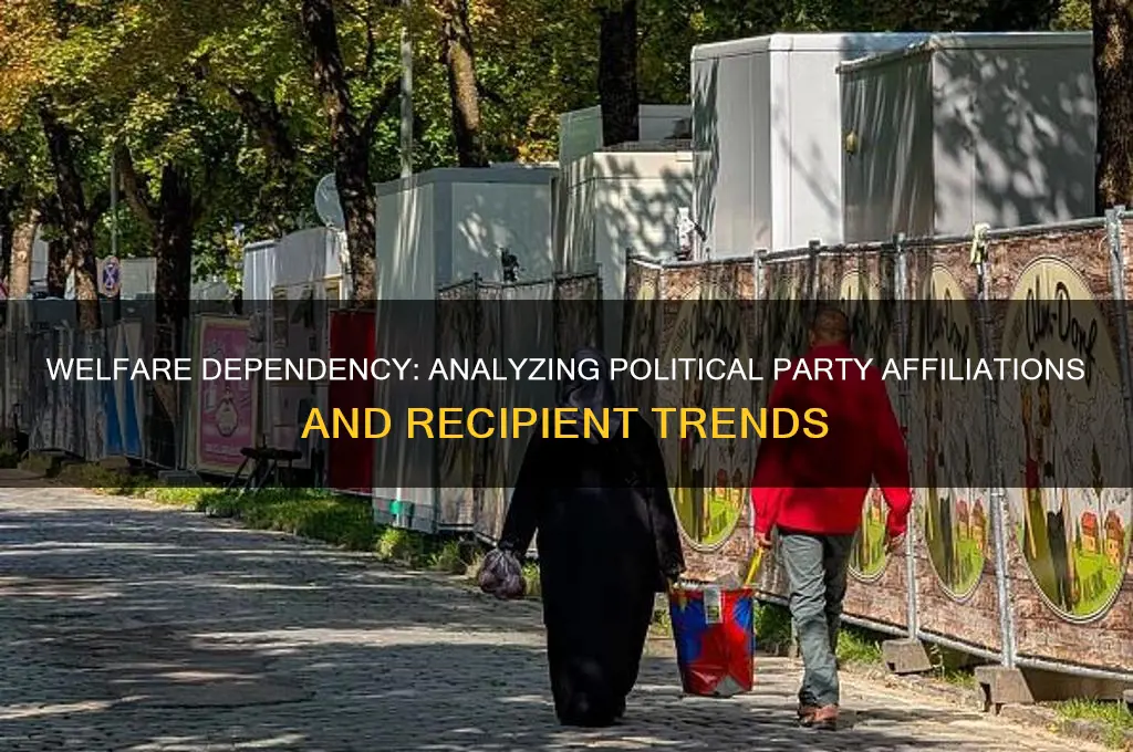 which political party has the most welfare recipients