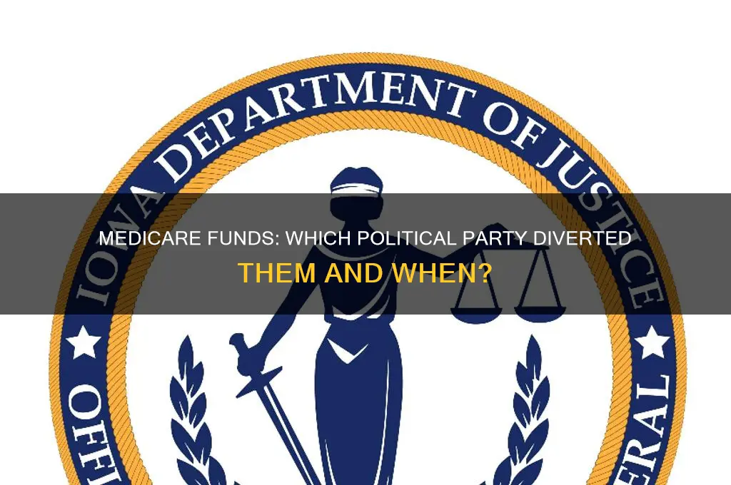 which political party has took from medicare and when