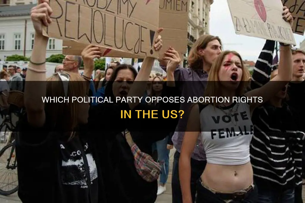 which political party is against abortion