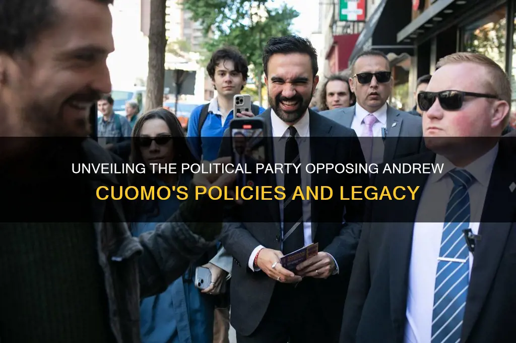 which political party is against andrew cuomo